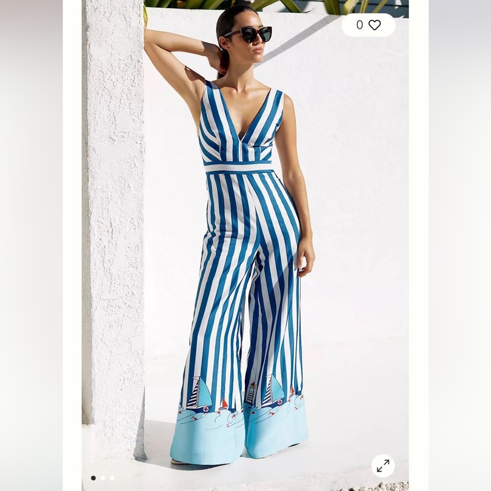 My Beachy Side x Emily In Paris Sailing Jumpsuit New